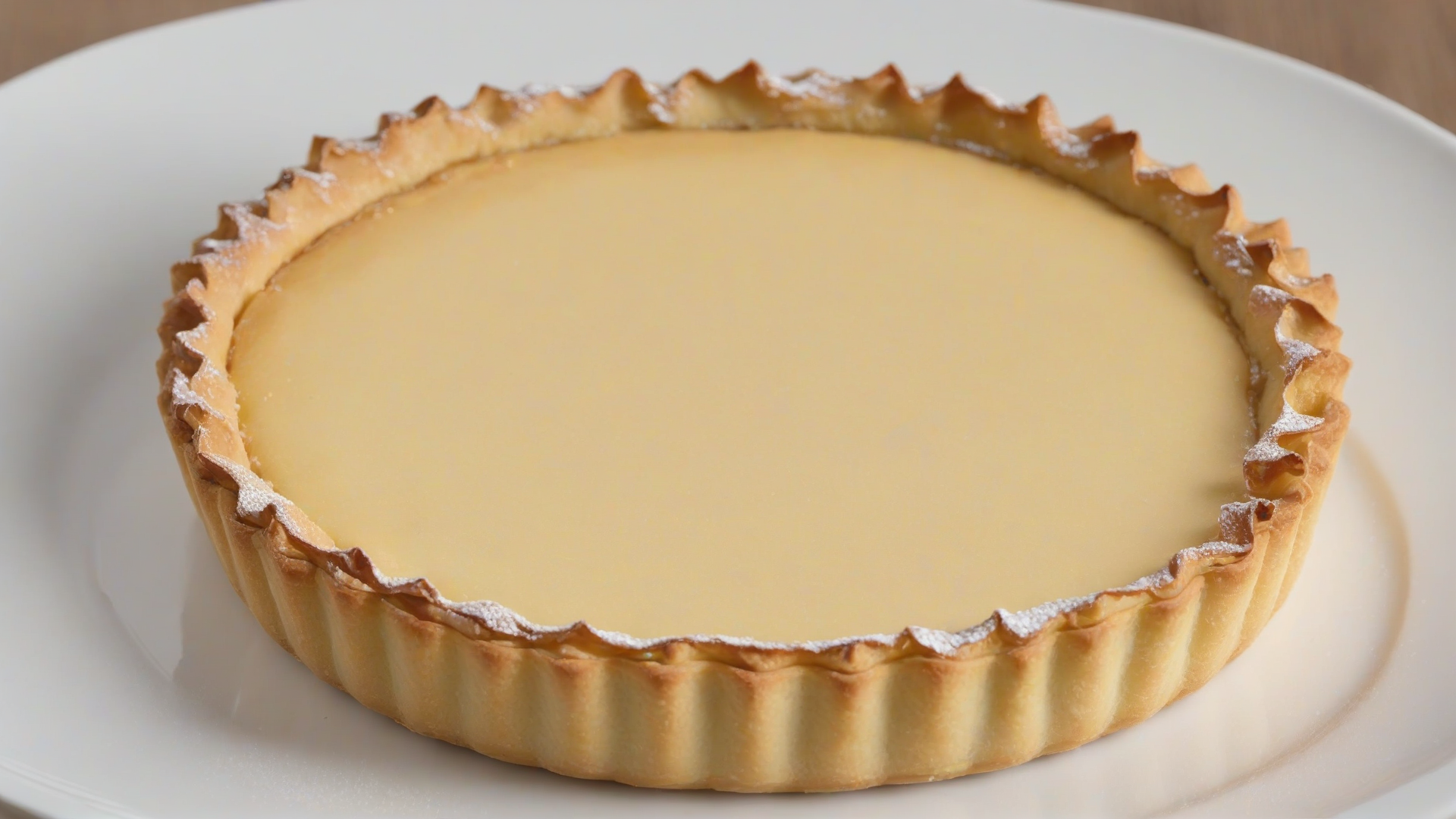 crostata con crema pasticcera